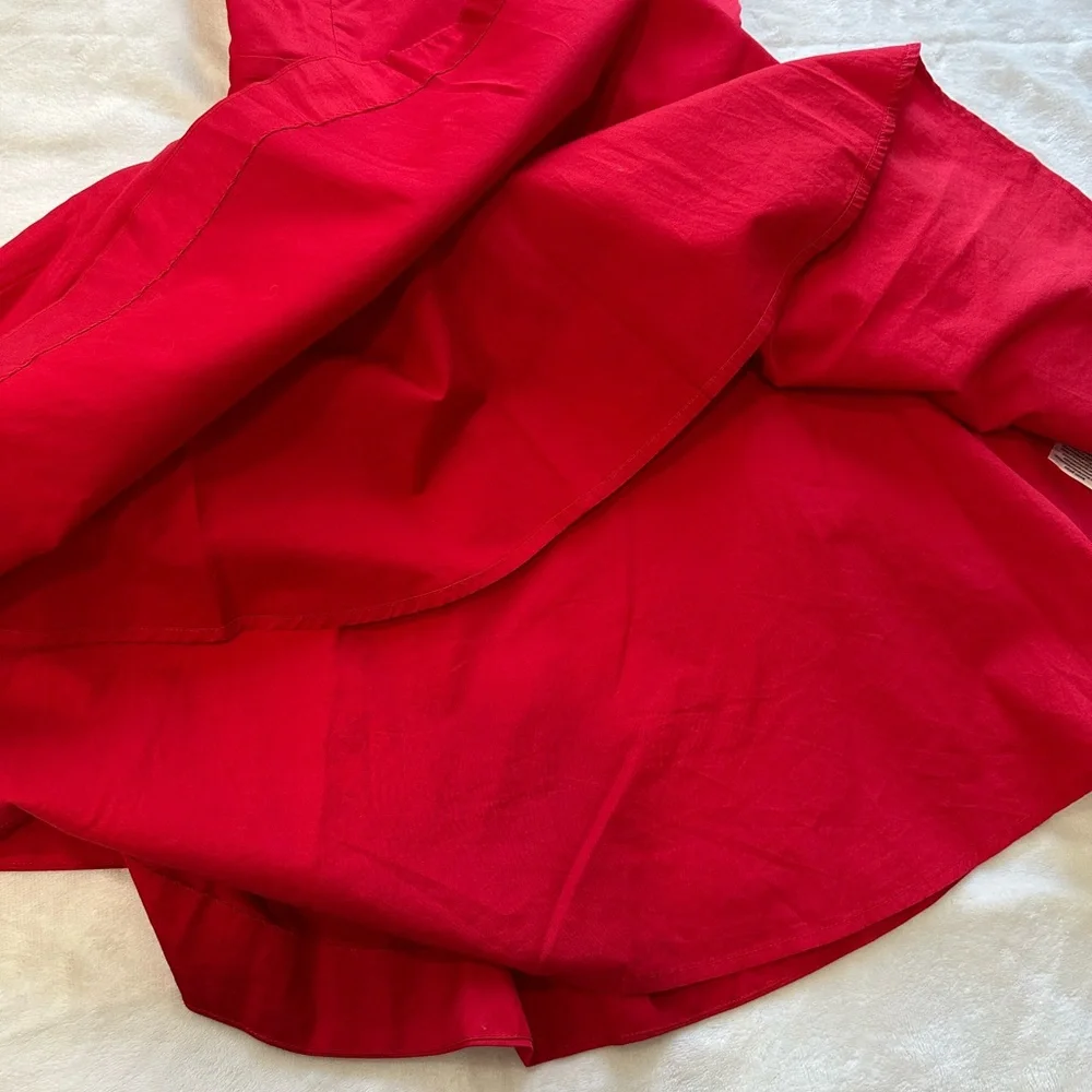 Polo by Ralph Lauren Red Sleeveless Fit-and-Flare Dress